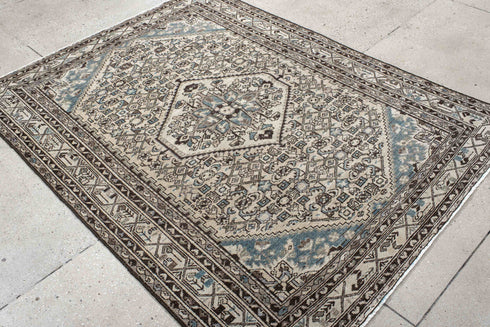 Antique Malayer Area Rug (5' x 6')